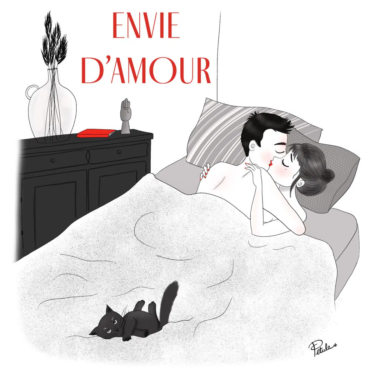 Petula Rocher illustration illustratrice Geneve Vaud Suisse amour chat dessin