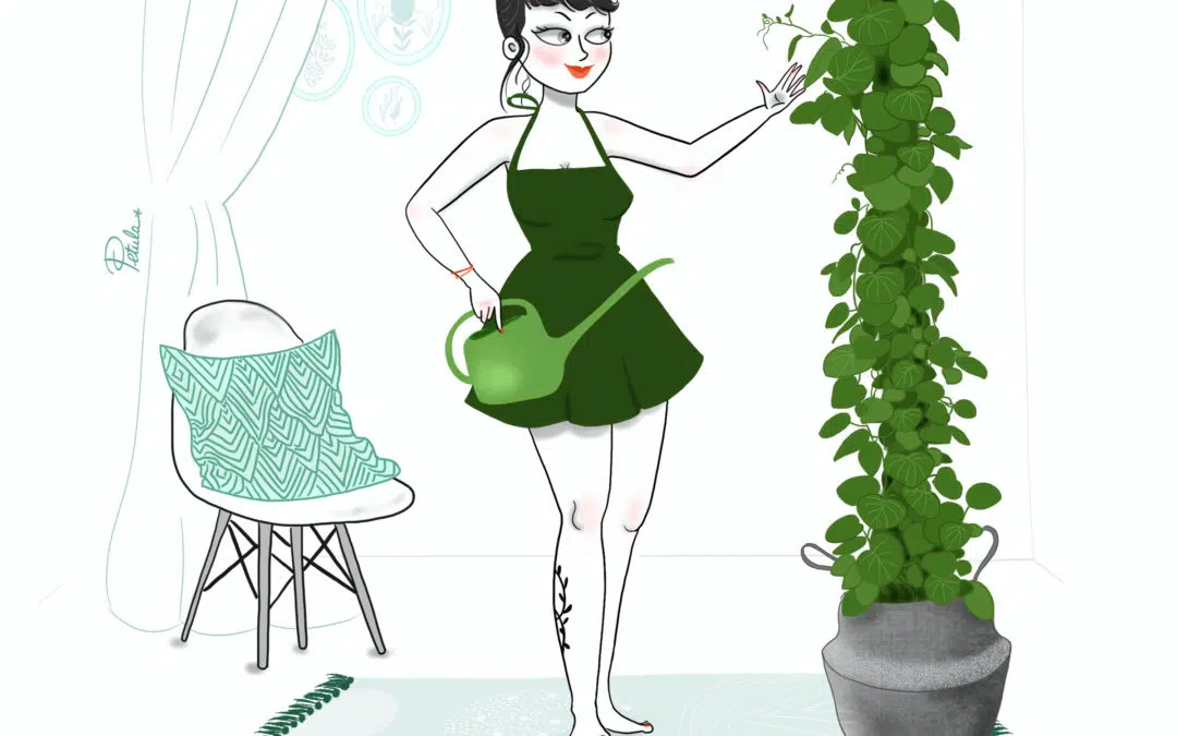 Petula Rocher illustrations illustratrice geneve suisse plantes plant lover nature chlorophylle vert