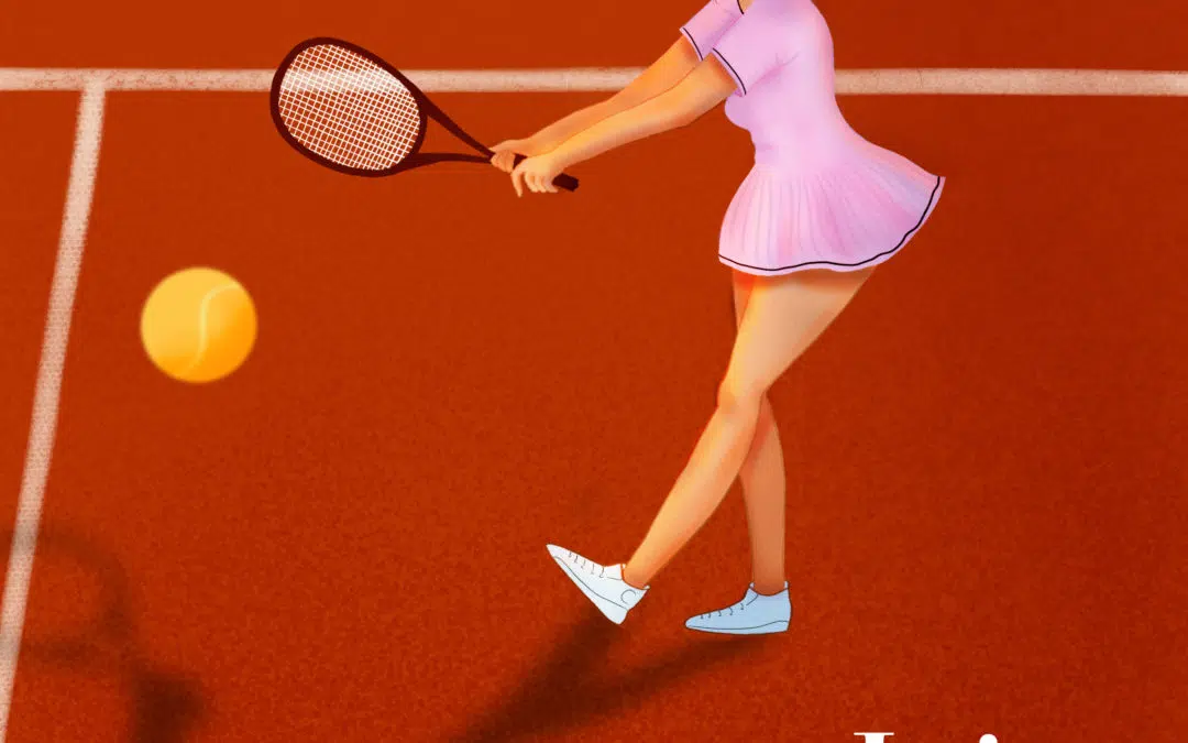 illustratrice genève illustration juin tennis Roland Garros